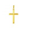 MY iMenso ODM "Croce facet 33mm" pendant (925/0,5Mgold-plated)