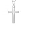 MY iMenso ODM "Croce Piatta 40mm" pendant (925/rhod-plated)