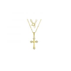 MY iMenso ODM "Cross 13mm CZ" pendant (925/0,5Mgold-plated)