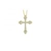 MY iMenso ODM "Cross 19mm CZ" pendant (925/0,5Mgold-plated)