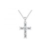 MY iMenso ODM "Cross 19mm CZ" pendant (925/rhod-plated)