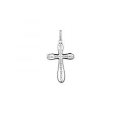MY iMenso ODM "Cross 19mm CZ" pendant (925/rhod-plated)