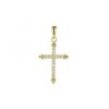 MY iMenso ODM "Cross 20mm CZ" pendant (925/0,5Mgold-plated)
