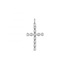 MY iMenso ODM "Cross 21mm CZ" pendant (925/rhod-plated)