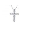 MY iMenso ODM "Cross 23mm CZ" pendant (925/rhod-plated)