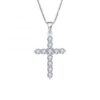 MY iMenso ODM "Cross 23mm CZ" pendant (925/rhod-plated)