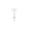 MY iMenso ODM "Cross 25mm CZ" pendant (925/rhod-plated)
