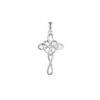 MY iMenso ODM "Cross 25mm CZ" pendant (925/rhod-plated)