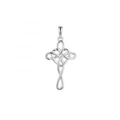 MY iMenso ODM "Cross 25mm CZ" pendant (925/rhod-plated)