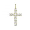 MY iMenso ODM "Cross 36mm CZ" pendant (925/0,5Mgold-plated)