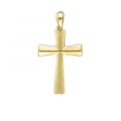 MY iMenso ODM "Cross 3D 30mm" pendant (925/0,5Mgold-plated)