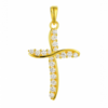 MY iMenso ODM "Cross Cynthia" pendant (925/0,5Mgold-plated)