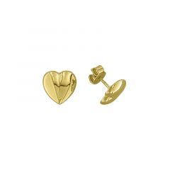 MY iMenso ODM "Cuore 11x11mm" earstuds (925/1Mgold-plated)