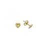 MY iMenso ODM "Cuore 6,5x6,5mm" earstuds (925/1Mgold-plated)