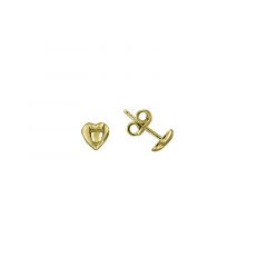 MY iMenso ODM "Cuore 6,5x6,5mm" earstuds (925/1Mgold-plated)
