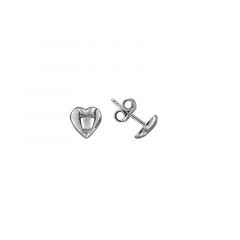 MY iMenso ODM "Cuore 8x8mm" earstuds (925/rhod-plated)