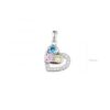 MY iMenso ODM "Cuori pastello" pendant  (925/rhod-plated)