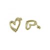 MY iMenso ODM "Curo dots & CZ 19mm" earstuds (925/0,5Mgold-plated)