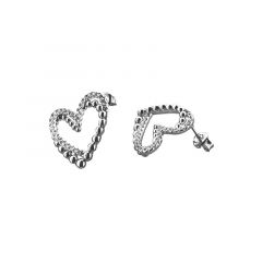 MY iMenso ODM "Curo dots & CZ 19mm" earstuds (925/rhod-plated)