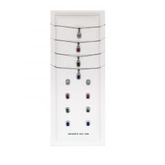 MY iMenso ODM "Display Baquette CZ" set earstud & necklace (925/rhod-plated)