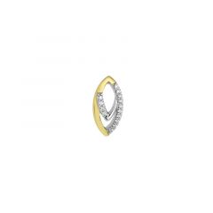 MY iMenso ODM "Dopilissa CZ" pendant 15mm (925/rhod/gold-plated)