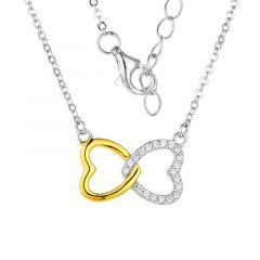 MY iMenso ODM "Doppia Cuore" pendant (925/0,5Mgold-plated)