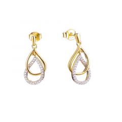 MY iMenso ODM "Doppia Goccia " earring  (925/0,5Mgold-plated)