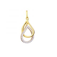 MY iMenso ODM "Doppia Goccia " pendant (925/0,5Mgold-plated)