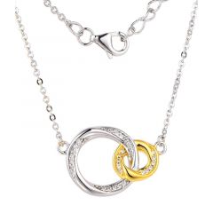 MY iMenso ODM "Doppio Anello" pendant (925/0,5Mgold-plated)