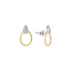 MY iMenso ODM "Drop CZ 16mm" earstuds (925/rhod/gold-plated)