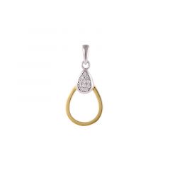 MY iMenso ODM "Drop CZ 21mm" pendant (925/rhod/gold-plated)