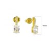 MY iMenso ODM "Elena Crystal CZ" earrings  (925/0,5Mgold-plated)