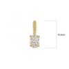 MY iMenso ODM "Elena Crystal CZ" pendant  (925/0,5Mgold-plated)