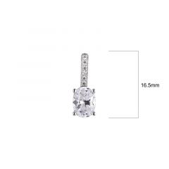 MY iMenso ODM "Elena Crystal CZ" pendant  (925/rhod-plated)