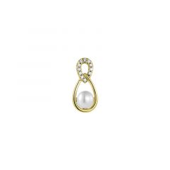 MY iMenso ODM "Elisse CZ 6mm FWP" pendant 16,5mm (925/rhod/gold-plated)