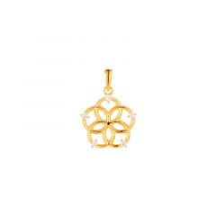 MY iMenso ODM "Endless CZ 19mm" pendant (925/0,5Mgold-plated)