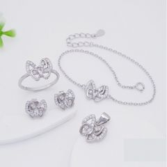 MY iMenso ODM "Farfalla" set (925/rhod-plated)