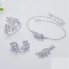 MY iMenso ODM "Felci" set (925/rhod-plated)