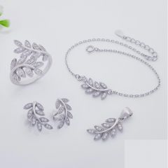 MY iMenso ODM "Felci" set (925/rhod-plated)