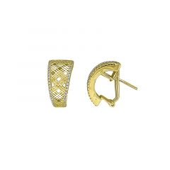 MY iMenso ODM "Feligré Rombi" earstud/clip (925/0,5Mgold-plated)