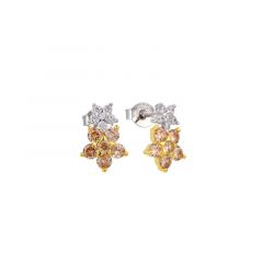 MY iMenso ODM "Fiorellini" earrings (925/rhod/0,5Mgold-plated)