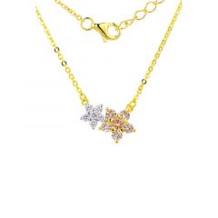 MY iMenso ODM "Fiorellini" necklace (925/rhod/0,5Mgold-plated)