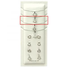 MY iMenso ODM "FWP model 2" necklace (925/0.5Mrhod-plated) 40+3cm
