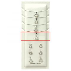 MY iMenso ODM "FWP model 4" necklace (925/0.5Mrhod-plated) 40+3cm