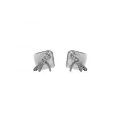 MY iMenso ODM "FWP MOP 13mm & Dragonfly" 13mm earstuds (925/rhod-plated)