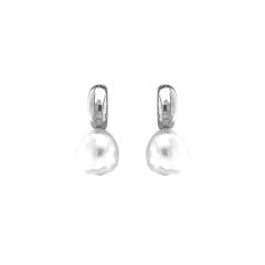 MY iMenso ODM "FWP pearl 11mm" 25mm earstuds (925/rhod-plated)