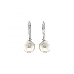 MY iMenso ODM "FWP pearl 13mm" 32mm earstuds (925/rhod-plated)
