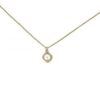 MY iMenso ODM "FWP pearl 5mm & square frame" necklace (925/0,5Mgold-plated) 42+5cm