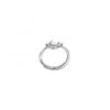 MY iMenso ODM "FWP pearl 5mm & square frame" ring (925/rhod-plated) osfa