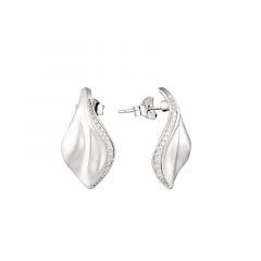 MY iMenso ODM "Giglio CZ 21mm" earstuds (925/rhod-plated)
